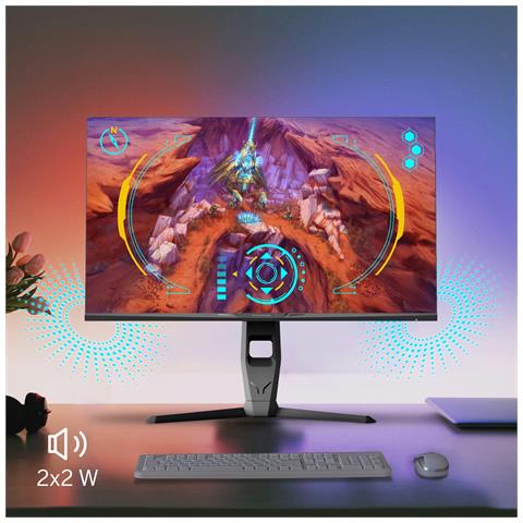 M27QG5Y14 Monitor PC 68,6 cm (27") 2560 x 1440 Pixel Quad HD LED Grigio - Foto 9