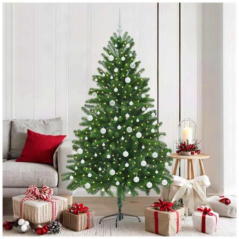 Albero di Natale con 300 LED con supporto Verde 180 cm PE - Foto 2