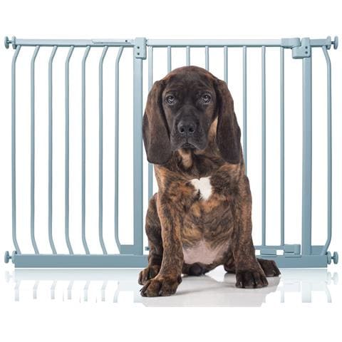 Bettacare Cancelletto Per Cani Elite Con Montaggio A Pressione, 116cm - 125cm, Grigio Opaco - Foto 1