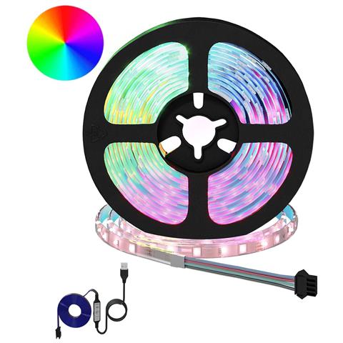 Striscia LED 2 pcs Nero e trasparente 2500 mm Rame e plastica - Foto 1