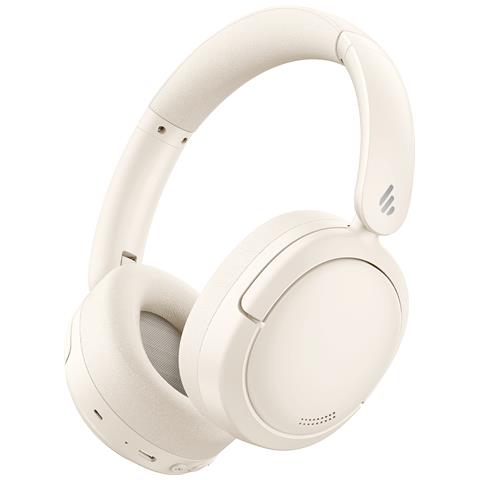 V80 Cuffie ibride con cancellazione attiva del rumore, Bluetooth over ear auricolari, 45h Autonomia, Audio Hi-Res - Avorio - Foto 7