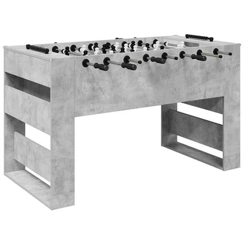 Tavolo da Foosball Grigio Cemento 146,5 x 74 x 85 cm - Foto 1