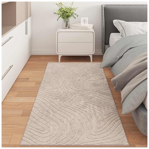 Tappeti per area HUARTE Beige 200 x 80 cm Poliestere - Foto 2