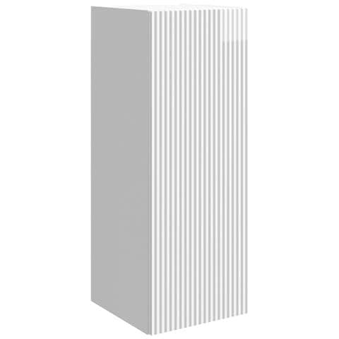 Mobiletto a muro Bianco Lucido 33 x 34,5 x 90 cm - Foto 1