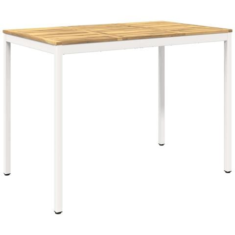 Tavolo Bar da Giardino Bianco 147 x 88,5 x 105 cm - Foto 1