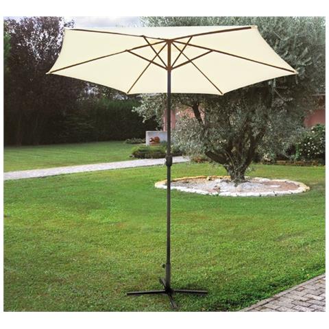 Ombrellone tondo in alluminio palo sezione tonda mod. Adra - Foto 4