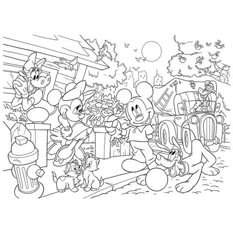 Topolino - Puzzle Double-Face Supermaxi 150 Pz - Foto 3