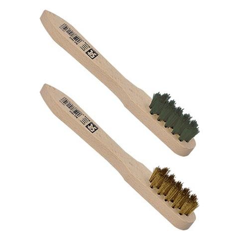 Spazzola A Mano Per Candele - Mm 150x15 - Fili Acciaio ? Mm 0,15 - Foto 2