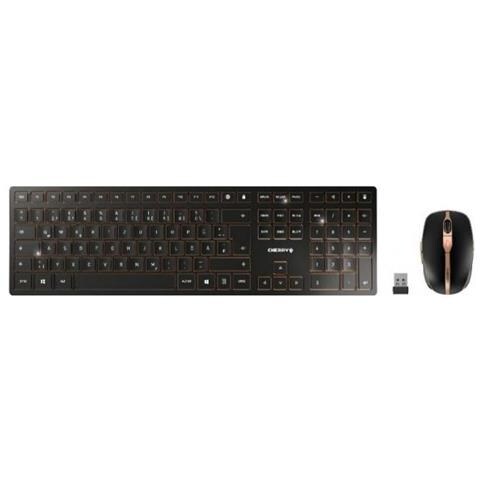 Dw 9000 Slim Tastiera Rf Wireless + Bluetooth Qwertz Tedesco Black - Foto 2