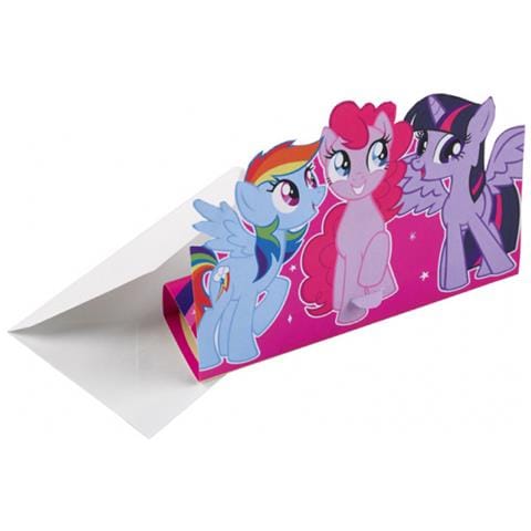 Amscan - 8 Inviti Di Compleanno My Little Pony - Foto 1