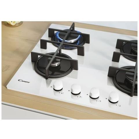 Piano Cottura CVG6WW a Gas 4 Fuochi Gas Colore Bianco - Foto 5