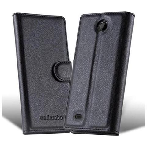 Custodia Compatibile Con Htc Desire 300 In Nero Carbone - Coperchio Protettiva Con Chiusura Magnetica, Funzione Stand E Tasca Per Le Carte - Foto 13
