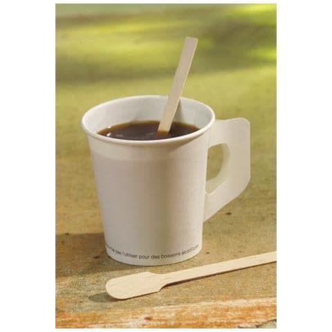 16715 cucchiaio monouso Disposable stirring sticks Legno Naturale 1000 pz - Foto 2
