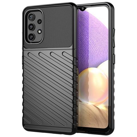 Thunder Custodia Tpu Silicone Cover Case Per Samsung Galaxy A32 4g A325 Black - Foto 1