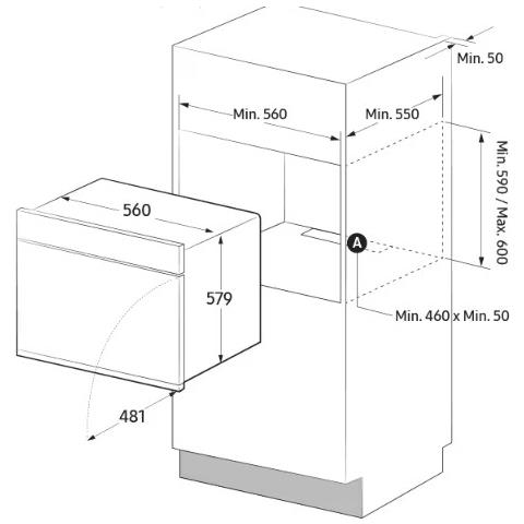 Forno Elettrico da Incasso Dual Cook Flex™ Serie 4 NV7B4340UBB /U5 Capacità 76 L Multifunzione Ventilato Pulizia a Vapore Potenza 2950 W Colore Nero - Foto 11