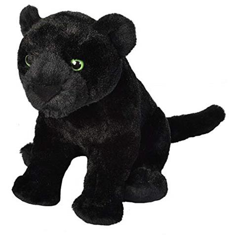 Jaguar Nero, Coccoloni, Animale Di Peluche, 12 Pollici, Regalo Per Bambini, Peluche, Bottiglie D'acqua Riciclate Fill Is Spun - Foto 3