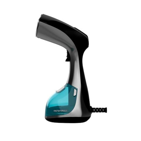 Ferro da Stiro a Vapore Verticale Fast&Furious 4050 X-Treme Capacità 0,265 L Potenza 1960 Watt Colore Nero / Grigio / Turchese - Foto 1