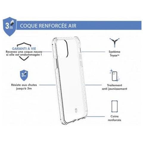 Cover Rinforzata Per Iphone 11 Pro Max Air, Trasparente - Foto 2