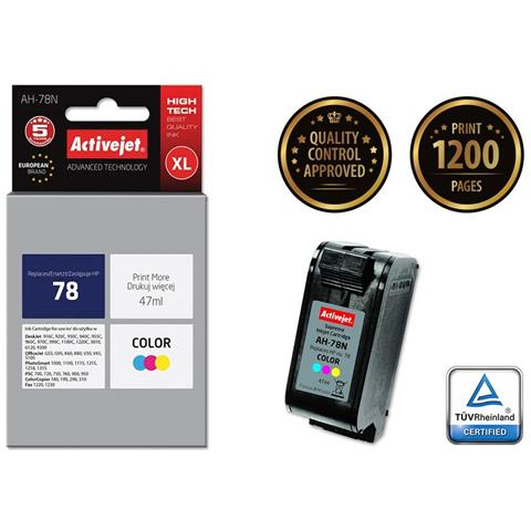 AH-78N Cartuccia D'Inchiostro 1 Pezzo Compatibile Resa Elevata (XL) Ciano, Magenta, Giallo - Foto 2