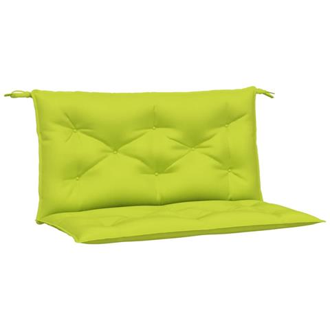 Cuscini Per Panca 2 Pz Verde Intenso 100x50x7 Cm Tessuto Oxford - Foto 2
