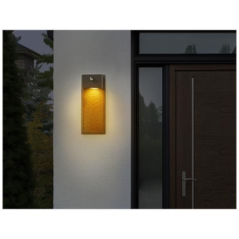 Lampada Da Parete Led Metallo Grigio Carron - Foto 1