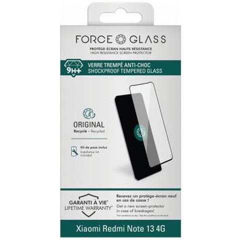 Pellicola Per Xiaomi Redmi Note 13 4g Vetro Temperato 2,5d Oleofobico, Nero Transparente - Foto 3