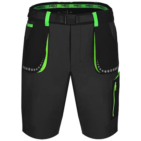 Pantaloncini Premium, Elasticizzati In 4 Direzioni, Neri, Taglia Xxl - Foto 1