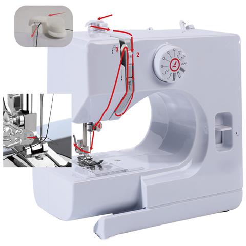 Macchina Da Cucire Con Accessori, 12 Punti, Ottima Per Principianti - Foto 2