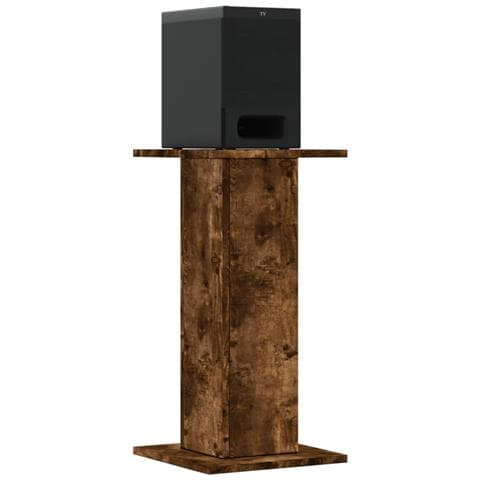 Supporti Altoparlanti 2 Pz Rovere 30x30x40 Cm Legno Multistrato - Foto 3