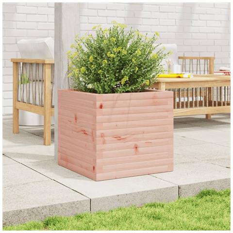 Fioriera Da Giardino 50x50x46 Cm In Legno Massello Di Douglas - Foto 3