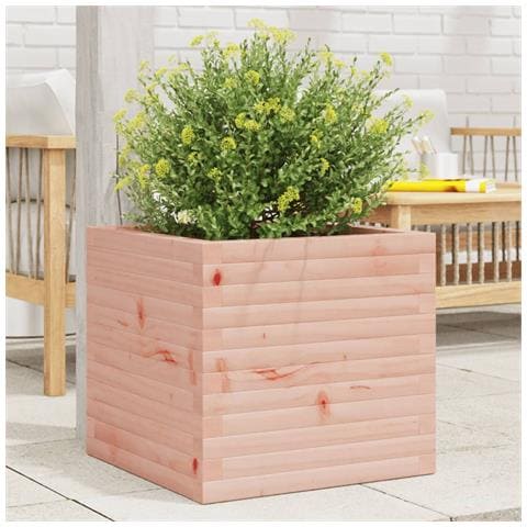 Fioriera Da Giardino 50x50x46 Cm In Legno Massello Di Douglas - Foto 1