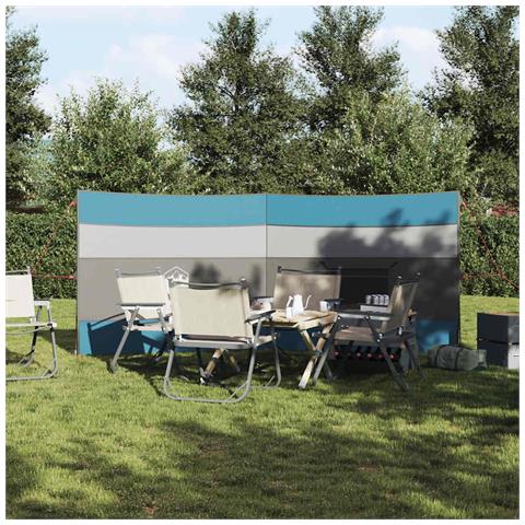 Frangivento da Campeggio Blu 340x130 cm Impermeabile - Foto 2