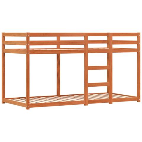 Letto a Castello senza Materasso Rosa 80x200 cm Legno di Pino - Foto 10