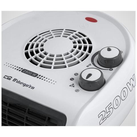 Riscaldatore Elettrico con Ventilatore FH 5030 2 Livelli di Funzionamento Potenza 2500 W Colore Nero Bianco - Foto 5