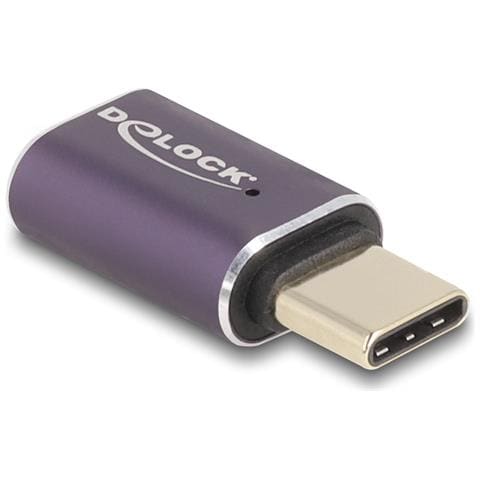 USB Adattatore 40 Gbps USB Type-C PD 3.1 240 W maschio per protezione porta femmina 8K 60 Hz metallo - Foto 1