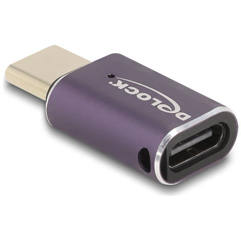 USB Adattatore 40 Gbps USB Type-C PD 3.1 240 W maschio per protezione porta femmina 8K 60 Hz metallo - Foto 3