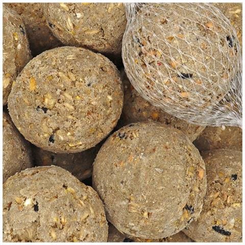 Palline Di Grasso Per Uccelli 100 X Ca. 90 Grammi Con Rete - Foto 1