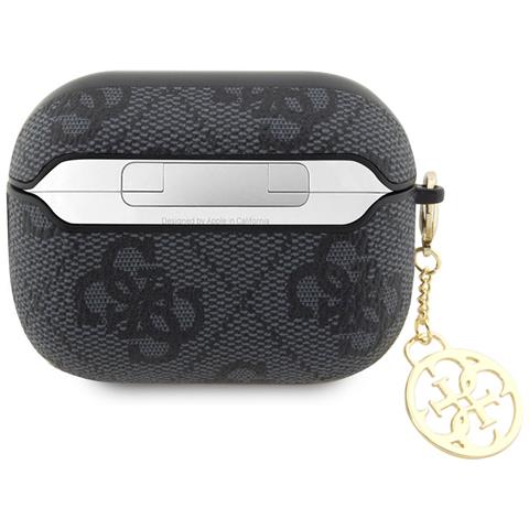 Custodia Charm Per Airpods Pro 2 Motif 4g Script, Nero - Foto 2