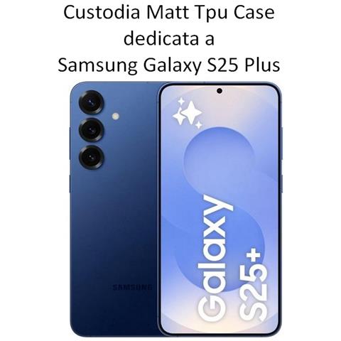 Custodia Tpu Silicone Cover Case Per Samsung Galaxy S25 Plus Black - Foto 2