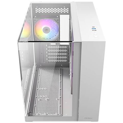 CX600M Trio ARGB White Mini Tower Trasparente, Bianco - Foto 9