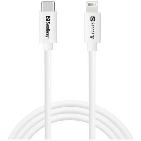 136-58 cavo Lightning 1 m Bianco - Foto 1