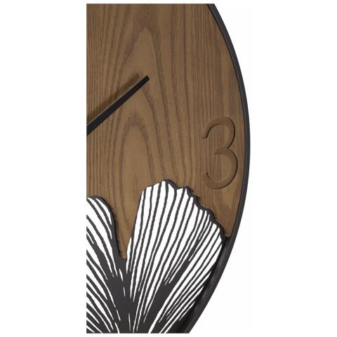 Orologio Da Parete Mf260 - Marrone - Metallo - 60x2x60 Cm - Foto 2