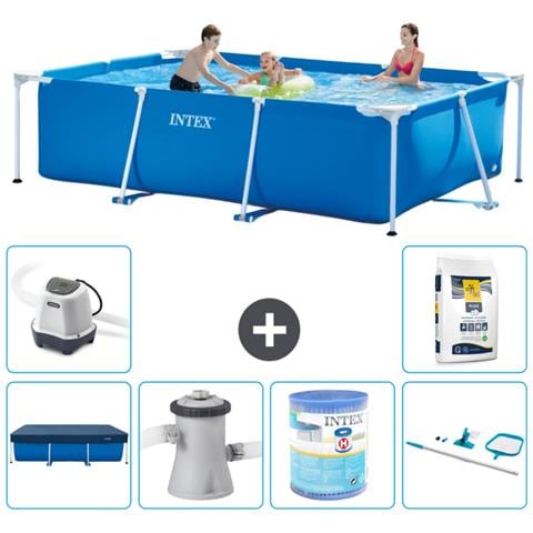 Piscina Fuori Terra - Rettangolo - 300x200x75 Cm - Blu - Include Accessori Coordinati A172 - Foto 1