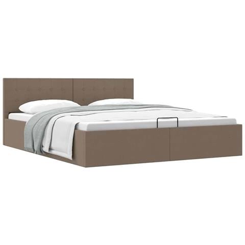 Giroletto Con Contenitore Grigio Talpa In Tessuto 160x200 Cm - Foto 1