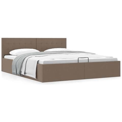 Giroletto Con Contenitore Grigio Talpa In Tessuto 160x200 Cm - Foto 8