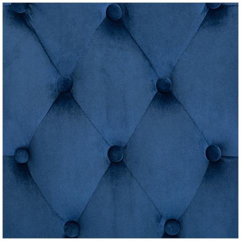 Sedie Da Pranzo 2 Pz Blu In Velluto - Foto 8