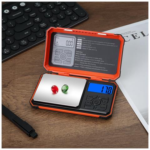 Piccola Bilancia Da Cucina Digitale Bilancia Tascabile 500 G / 0,01 G - Foto 4