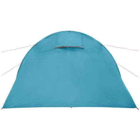 Tenda da Campeggio a Tunnel per 4 Persone Blu Impermeabile - Foto 8