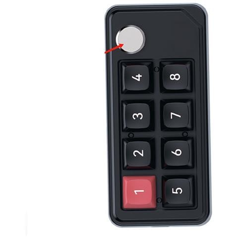 Tastiera Da Gioco Macro Definita A 8 Tasti Con Illuminazione Respiratoria Black - Foto 2