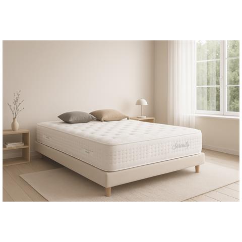 Materasso A Molle Insacchettate Serenity, 30cm, 135x190cm - - Foto 1